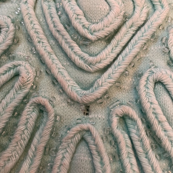 EUC Textured Teal Turquoise Free People Tank Dress M - Picture 3 of 6